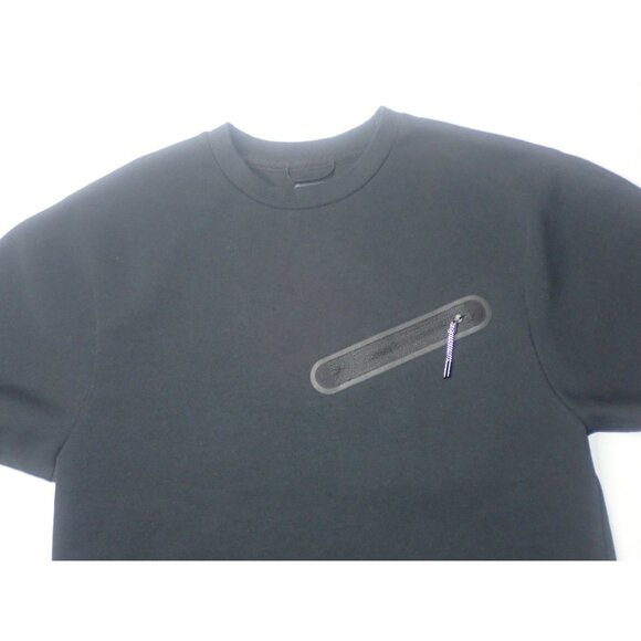 NIKE SPORTSWEAR TECH FLEECE SHORT-SLEEVE TOP 'Goddess of Victory’ Mens S Black - Picture 3 of 7